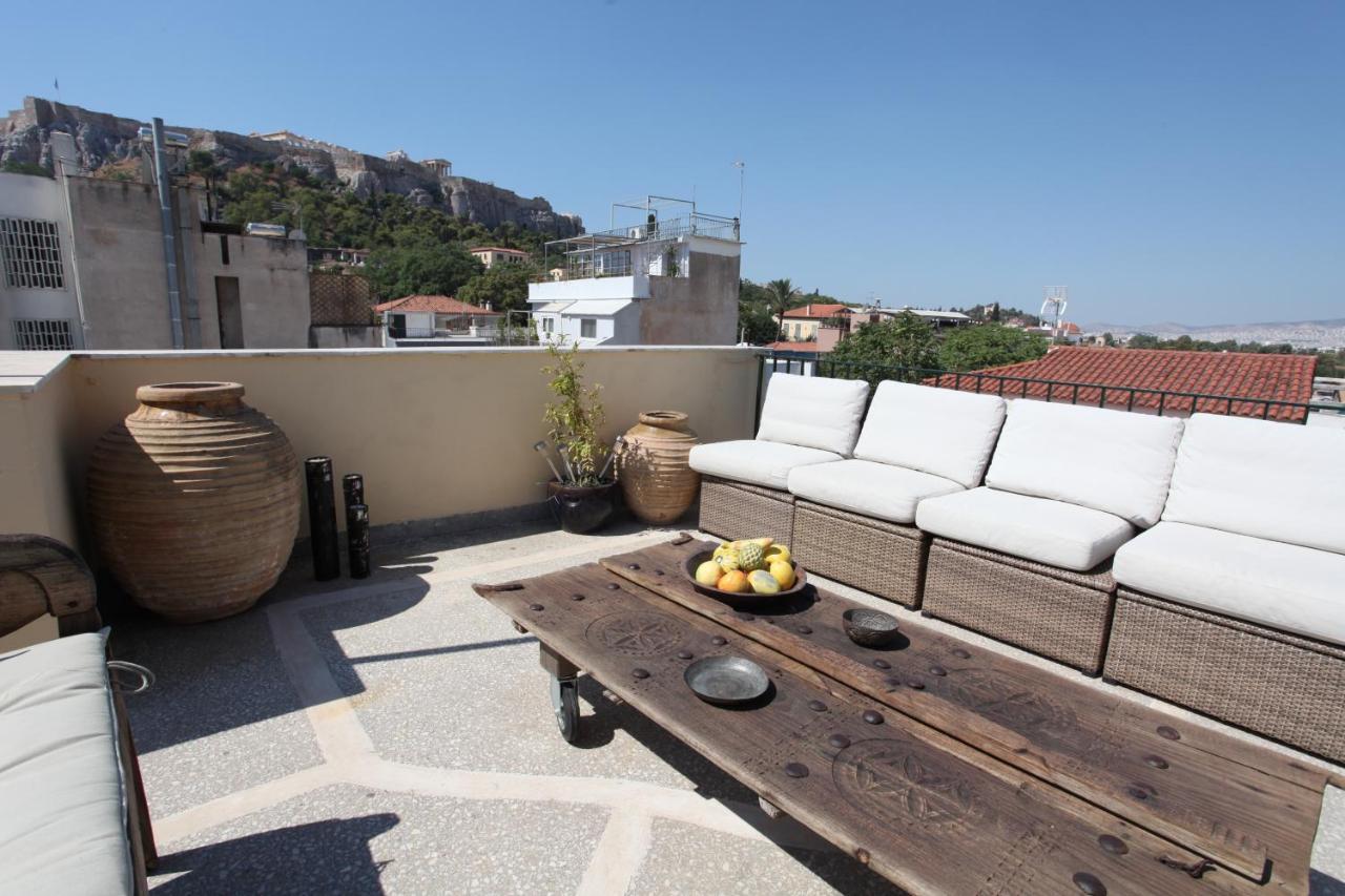 Plaka Two-Storey Penhouse With Acropolis Views Pl6 Athén Kültér fotó