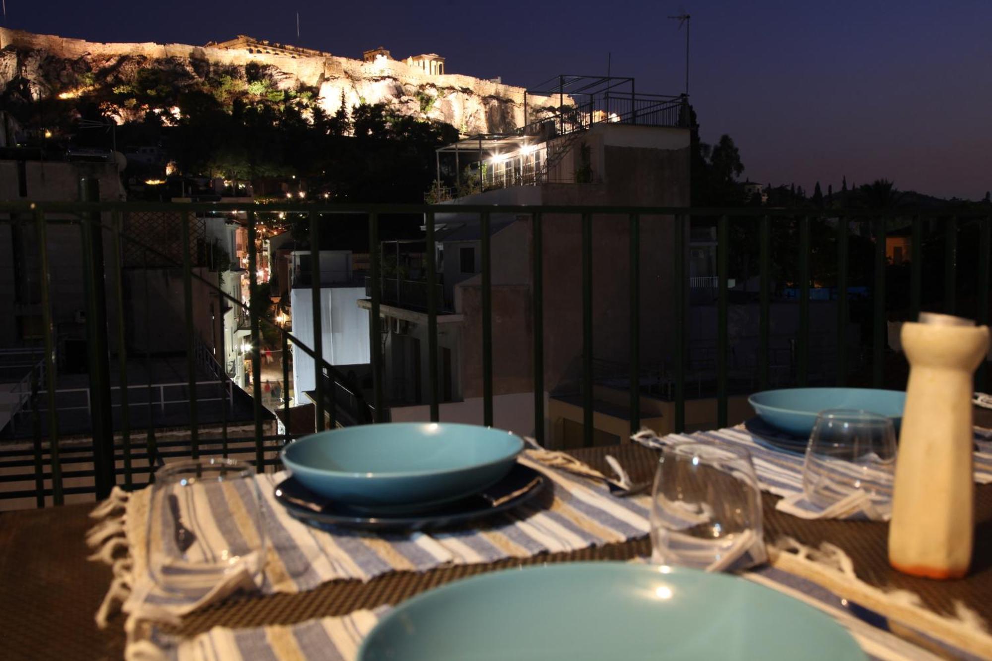 Plaka Two-Storey Penhouse With Acropolis Views Pl6 Athén Kültér fotó